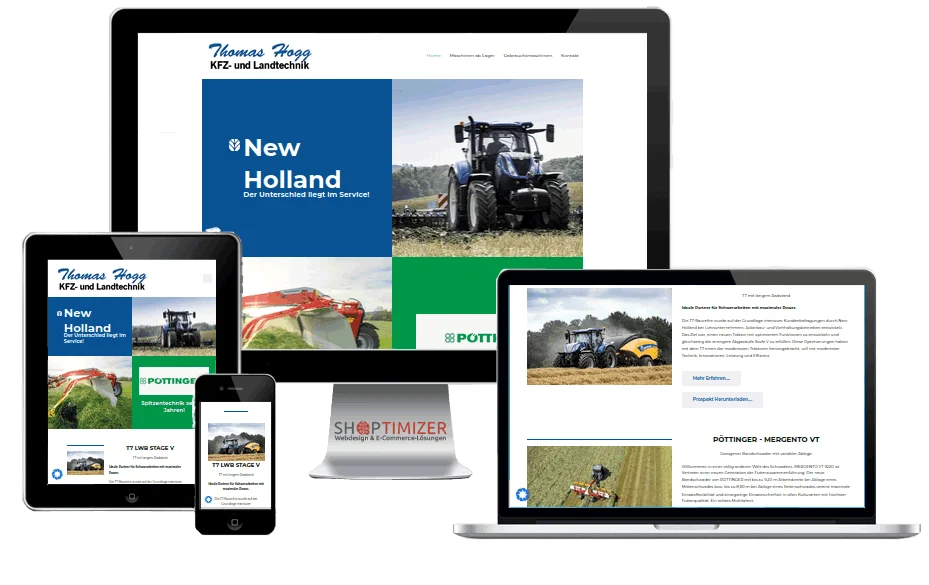 Landtechnik Hogg - New Holland und Pöttinger
